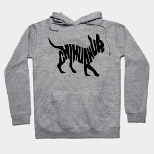 Chihuahua black Hoodie